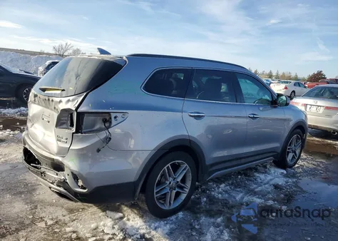 2017 Hyundai Santa Fe Se Ultimate z USA, uszkodzony, nr VIN KM8SRDHF1HU223078